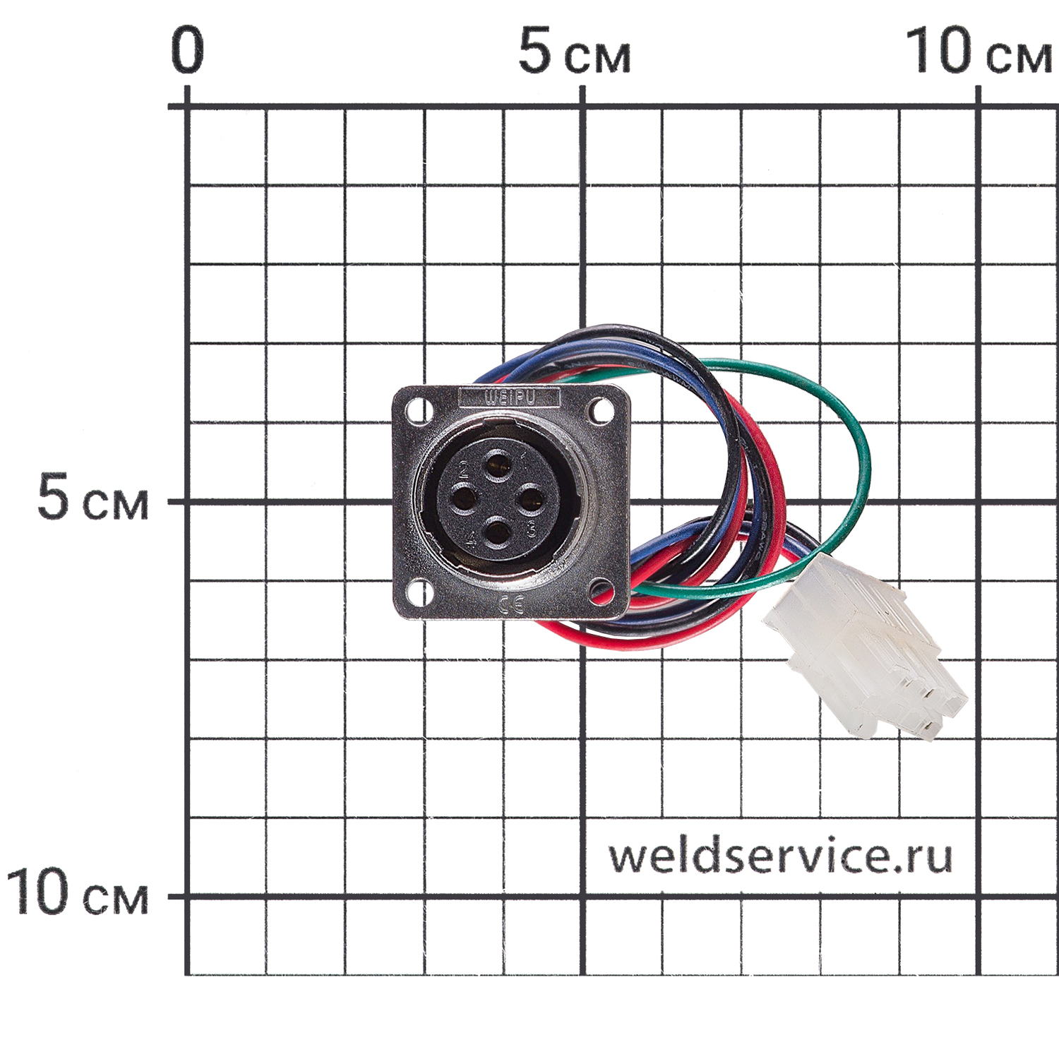 Разъём 4 pin-20 панельный MZ