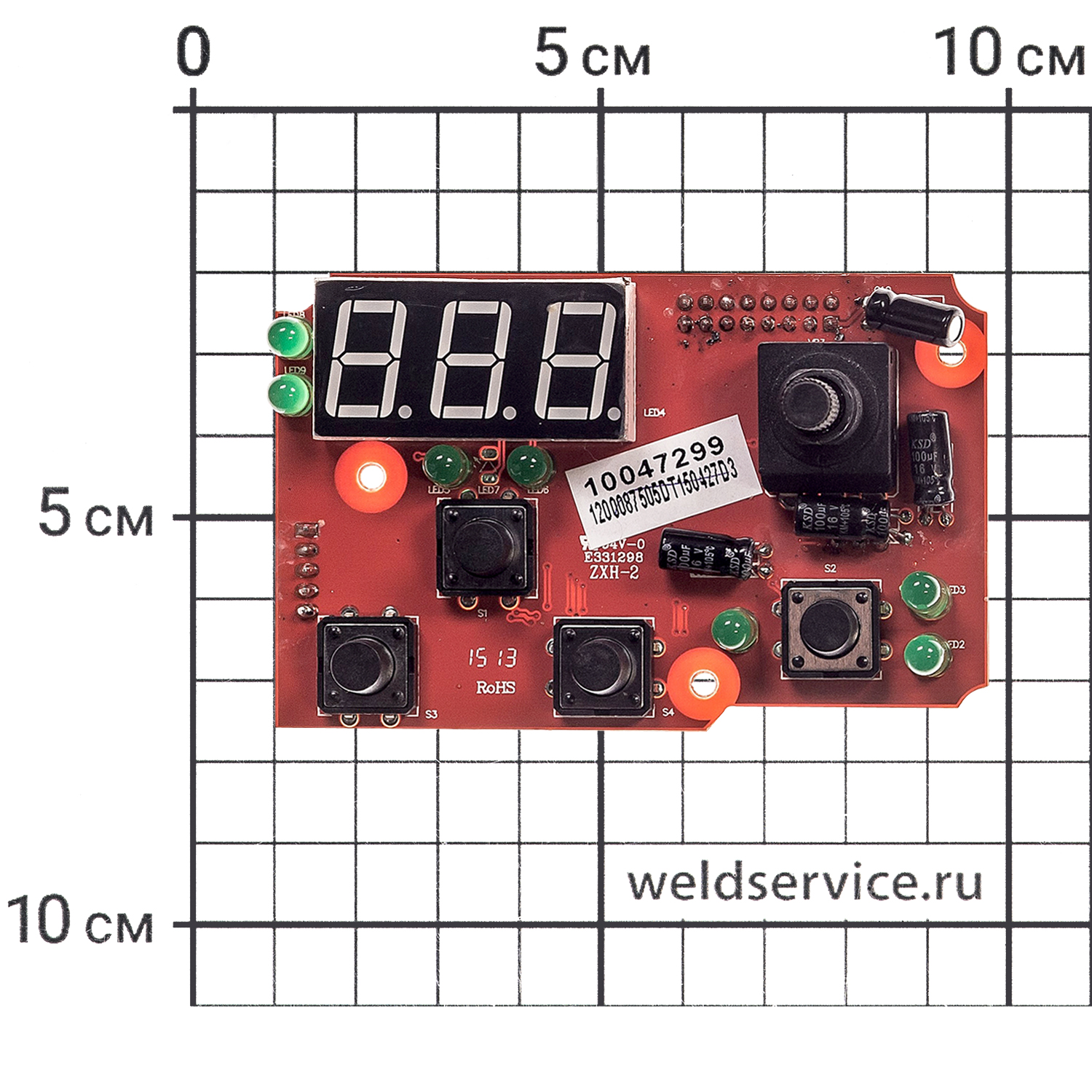 Плата 10047299 TIG 200 DSP (W207)