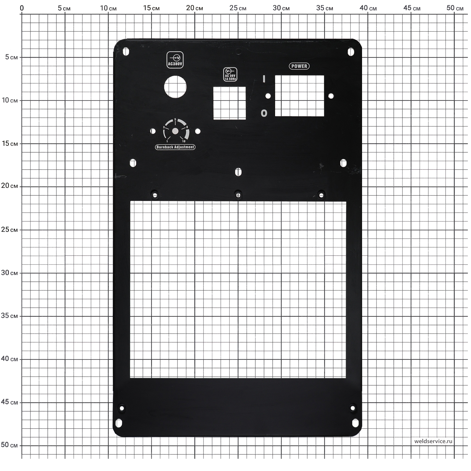 Панель задняя (MIG5000TECH(N221)) металл
