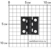 Петля для дверцы 50*50mm 