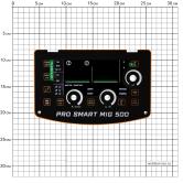 Накладка на переднюю панель PRO SMART MIG500(N215S)