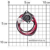 Разъём 2 pin панельный (MZ-1250)