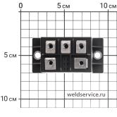 Разъём 2 pin панельный CUT45(L207)