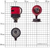 Разъём ОКС35-50 (ARC500(J11)) - красный