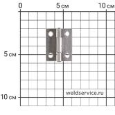 Петля для дверцы 38*31mm металл