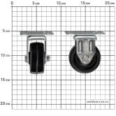 Колесо 2,5" CUT90REAL (L235)