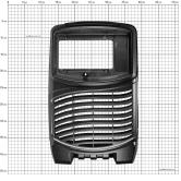 Панель задняя пластик PRO SMART ARC400(Z298S)