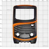 Панель передняя пластик PRO SMART ARC400(Z298S)