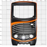 Панель передняя пластик PRO SMART MIG500(N215S)