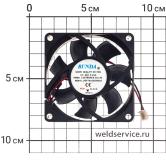 Вентилятор DC 24В 70х70х25 0.25A (200 мм) RSF7025S24N50A